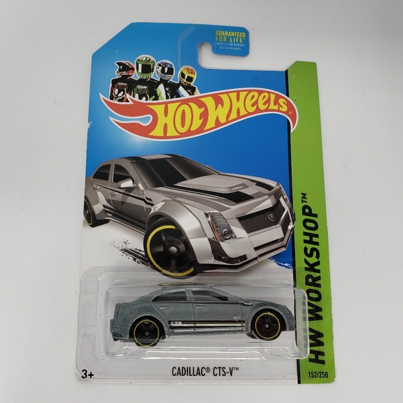 Hot Wheels Cadillac CTS-V #1 HW Workshop Silver Kmart Exclusive - Picture 9 of 9